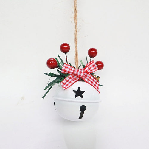 Weihnachtsglocke mit dekorativem Kranz