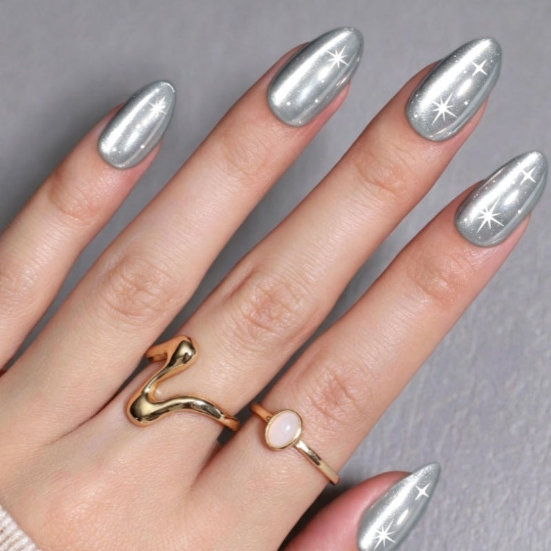 Premium Metallic Press-On Nagelspitzen Karnz
