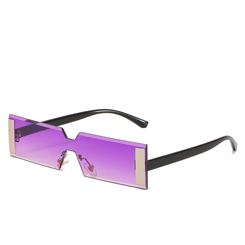 Damen Modische Rechteckige Sonnenbrille Karnz