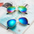 Damen elegante Pilotensonnenbrille Karnz