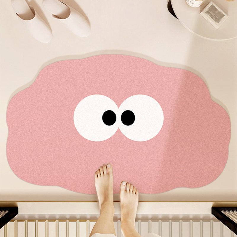 Verspielt Cartoon Blob Badevorleger