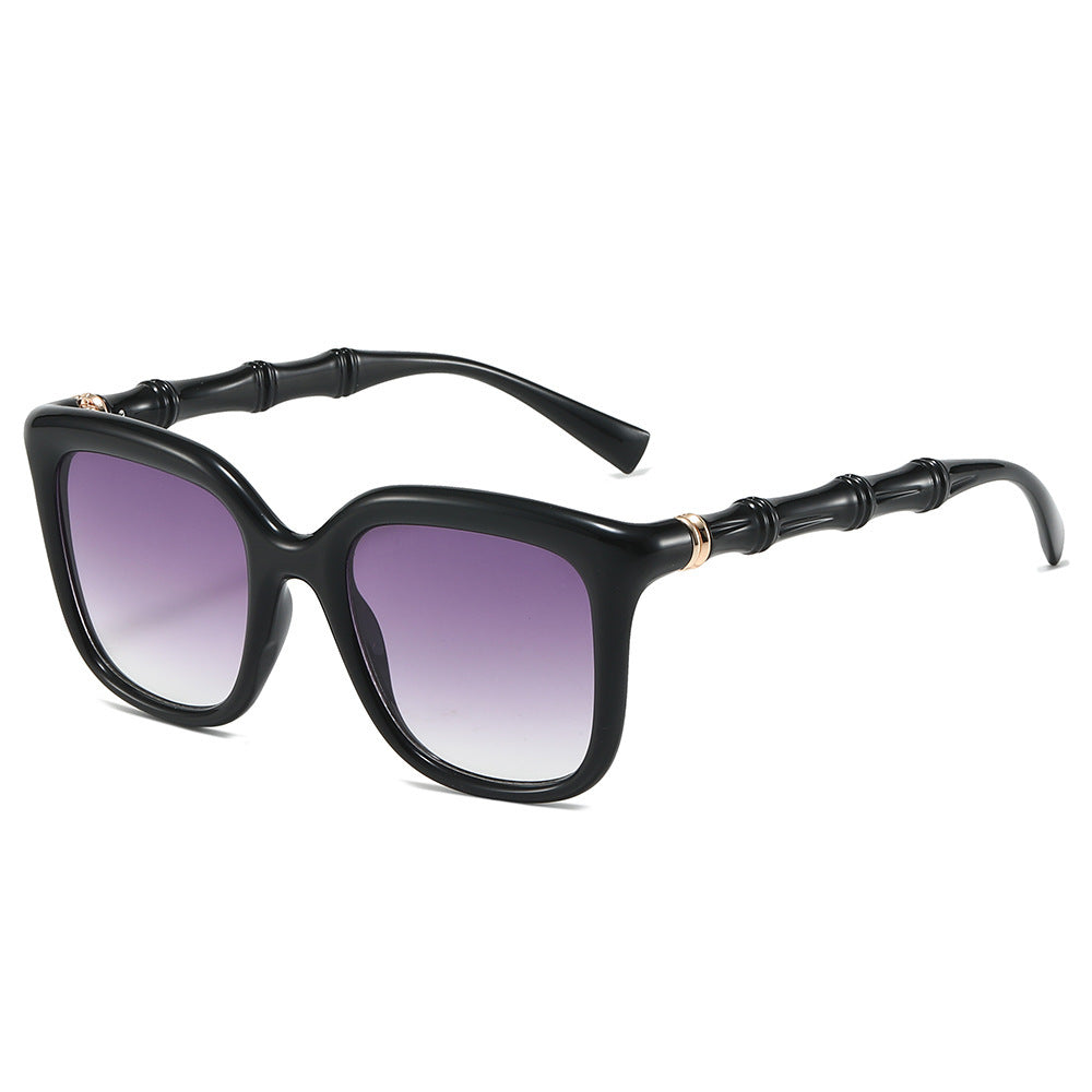 Bamboo-Style Übergroße Sonnenbrille Karnz