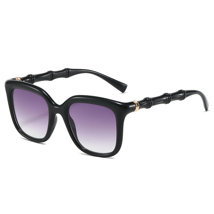 Bamboo-Style Übergroße Sonnenbrille Karnz