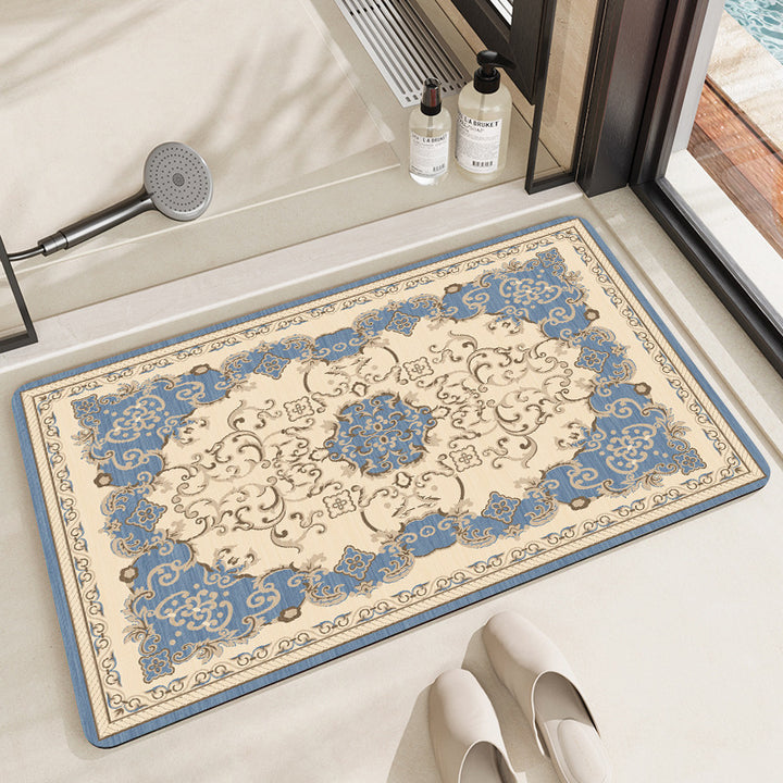Dekorative Vintage-Muster Badematte Karnz