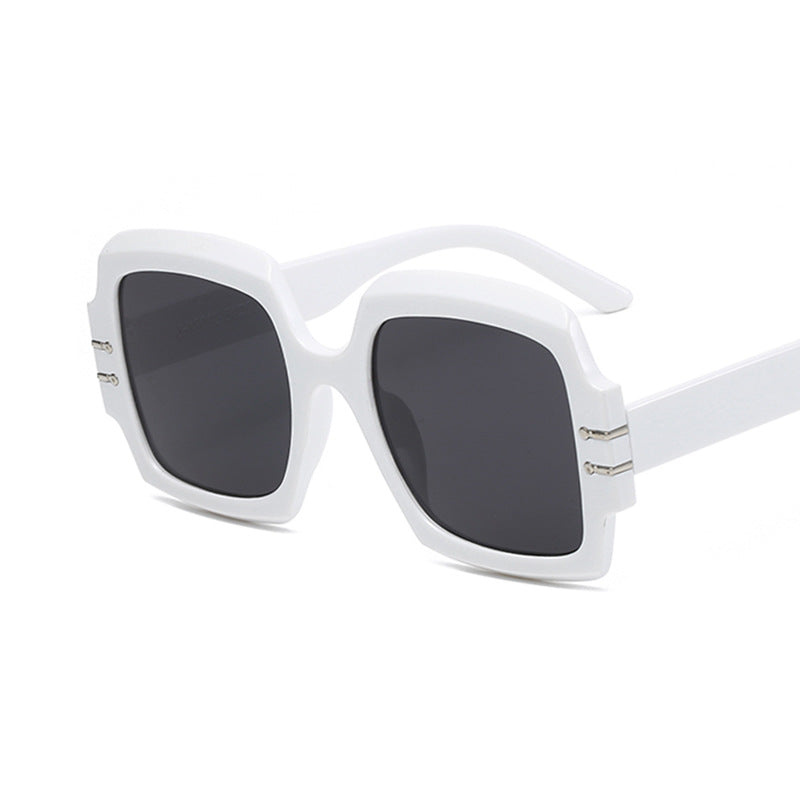 Übergroße Statement Square Sonnenbrille