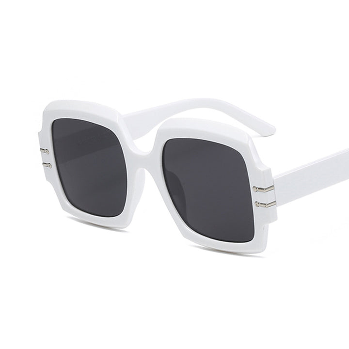Übergroße Statement Square Sonnenbrille