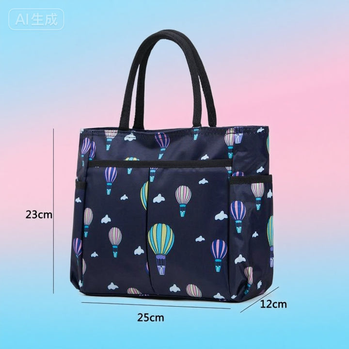 Blumenmuster Mehrfach-Taschen Einkaufsbörse Karnz