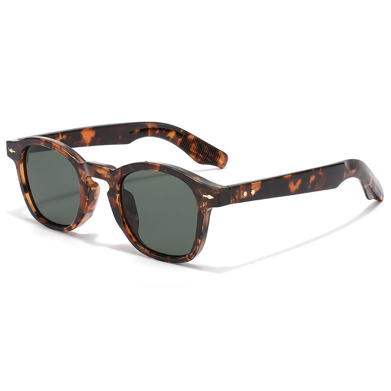 Vintage-inspirierte Schildpatt-Sonnenbrille Karnz