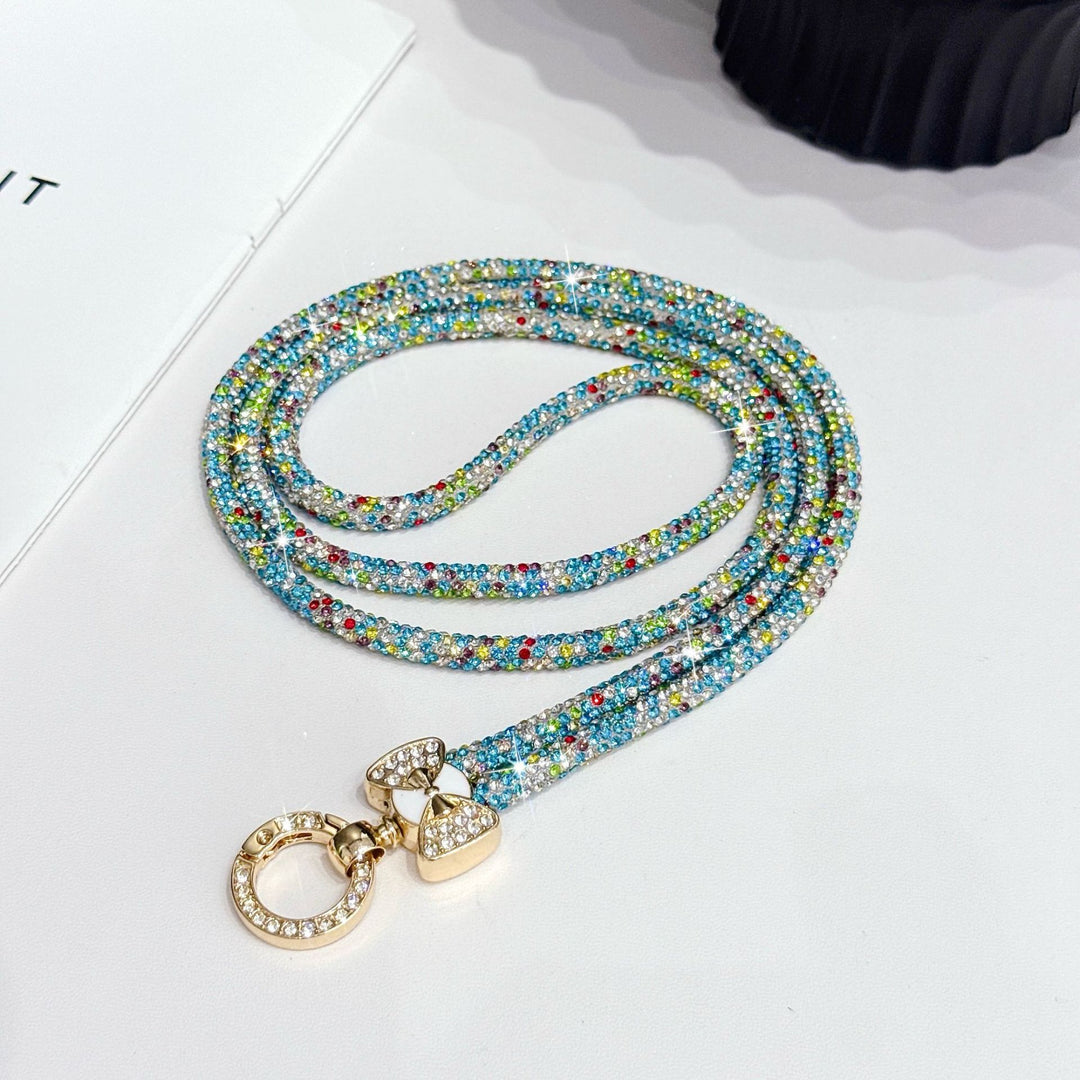 Elegante Strass-Brillen Kette Karnz