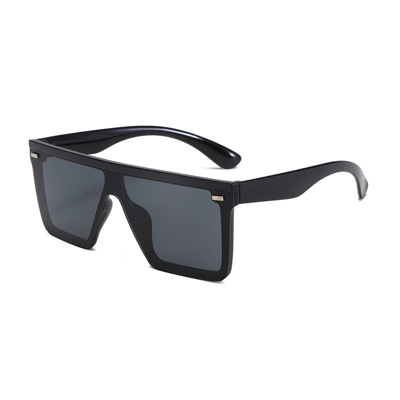 Damen Sportliche Oversized-Sonnenbrille mit modernem Rahmen Karnz