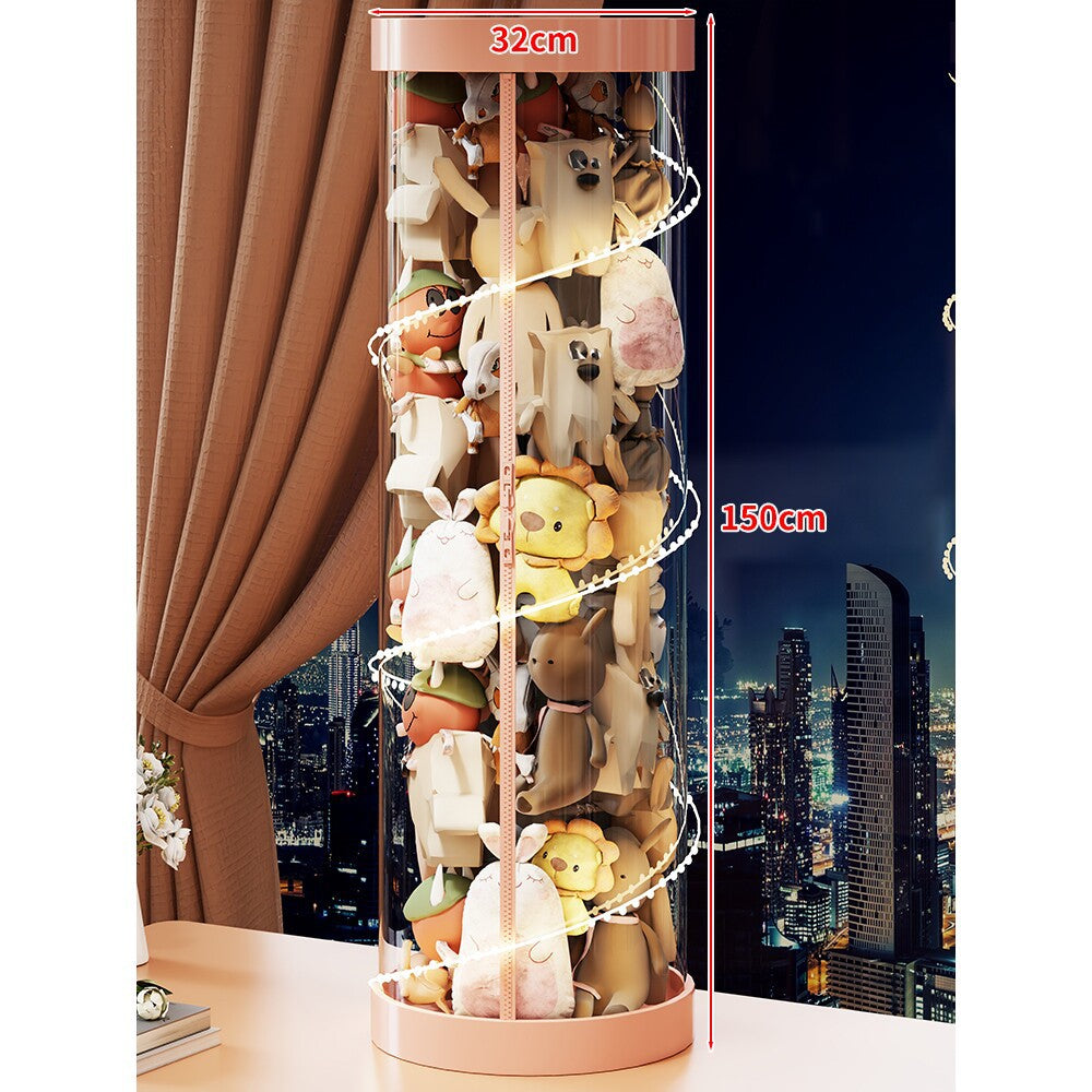 Hohe klare Acryl-Plüschspielzeug-Display-Turm-Organizer