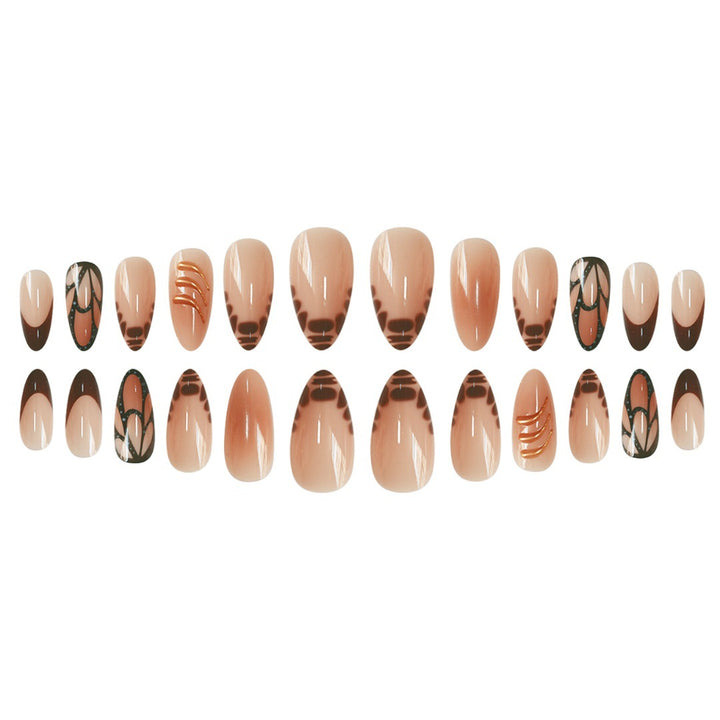 Künstlerische Ombre Nagelkunst Verlängerungen Karnz