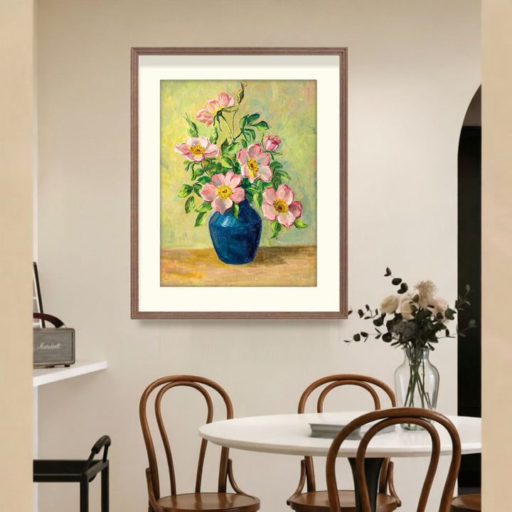 Gerahmte Florale Stilleben Wanddekoration