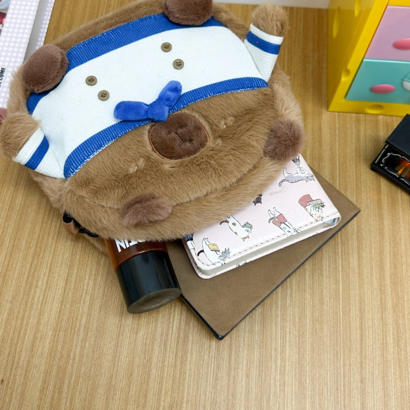 Kuschelige Plüschhandtasche Im Tierischen Design Karnz