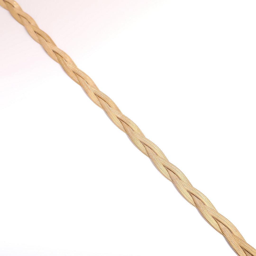 Elegante Strukturierte Drahtarmband Karnz
