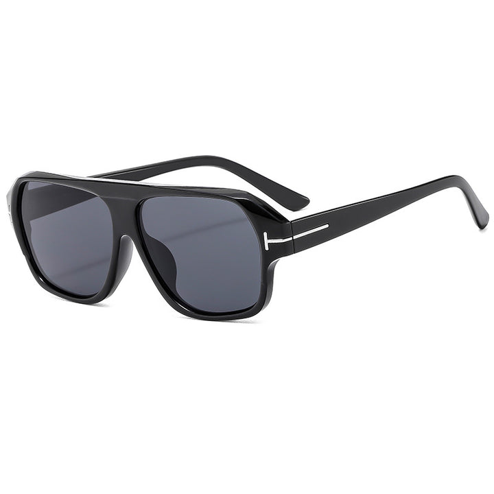 Damen oversized Sonnenbrille mit quadratischem Gestell und polarisierenden Gläsern Karnz