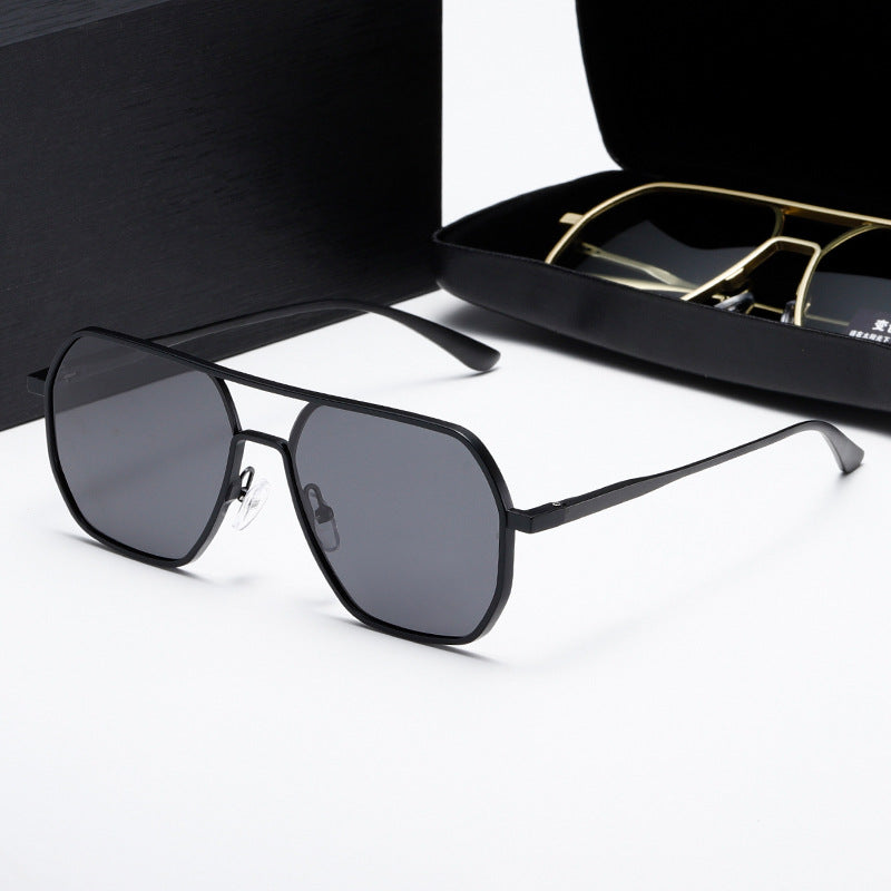 Damen Innovative modische Sonnenbrille mit rechteckigem Rahmen Karnz