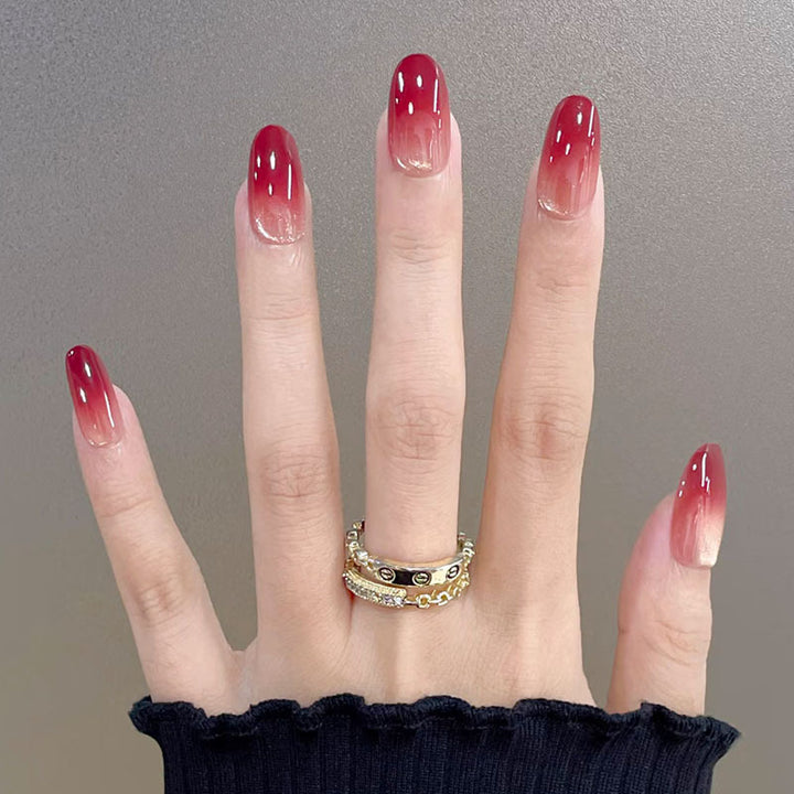 Künstlerisches Ombre Glitter Nagelkunst Set Karnz