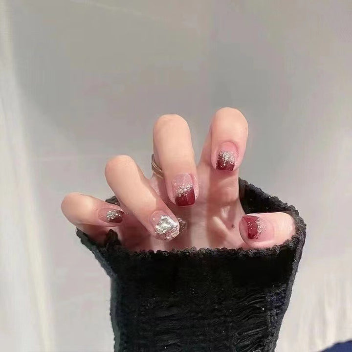 Glamouröser Farbverlauf Nagelkunst