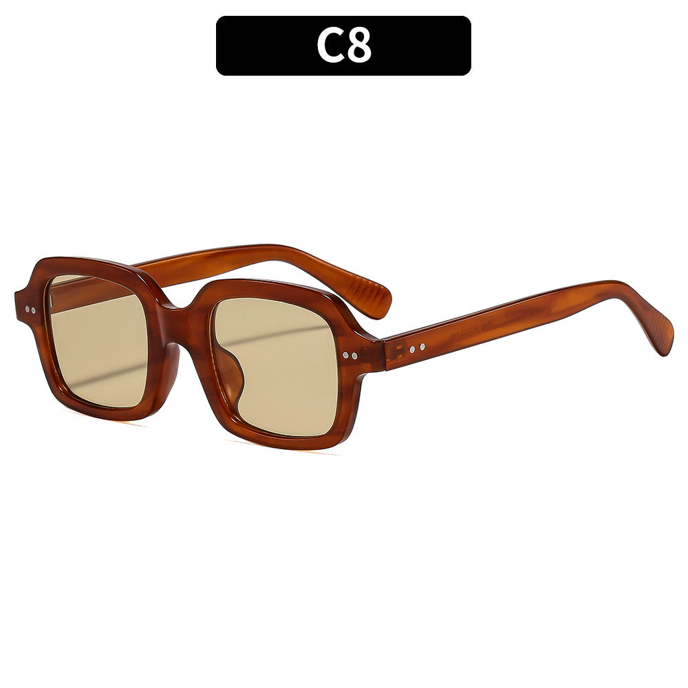 Eleganter Stil Stylische Quadratische Rahmen Sonnenbrillen