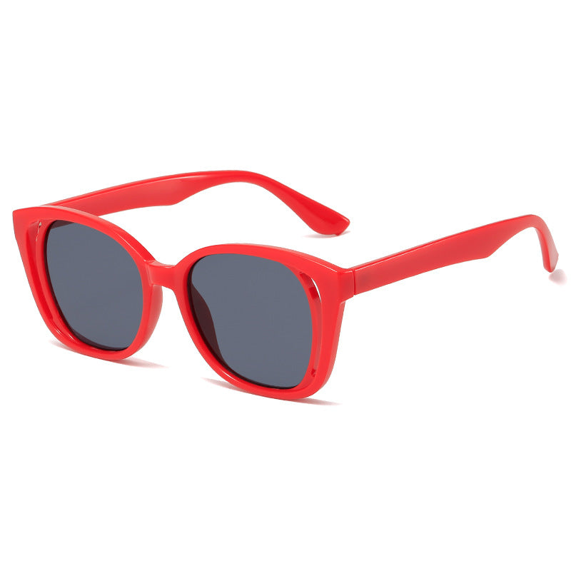 Damen stilvolle Cat-Eye Sonnenbrille mit robustem Rahmen Karnz