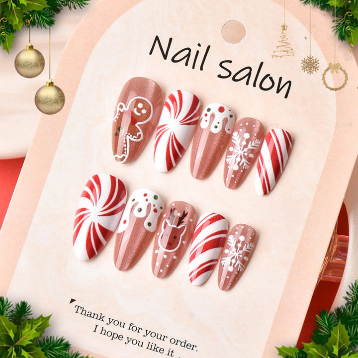 Festliches, urlaubsbezogenes Press-On-Nagelkunst-Set Karnz 1790636735