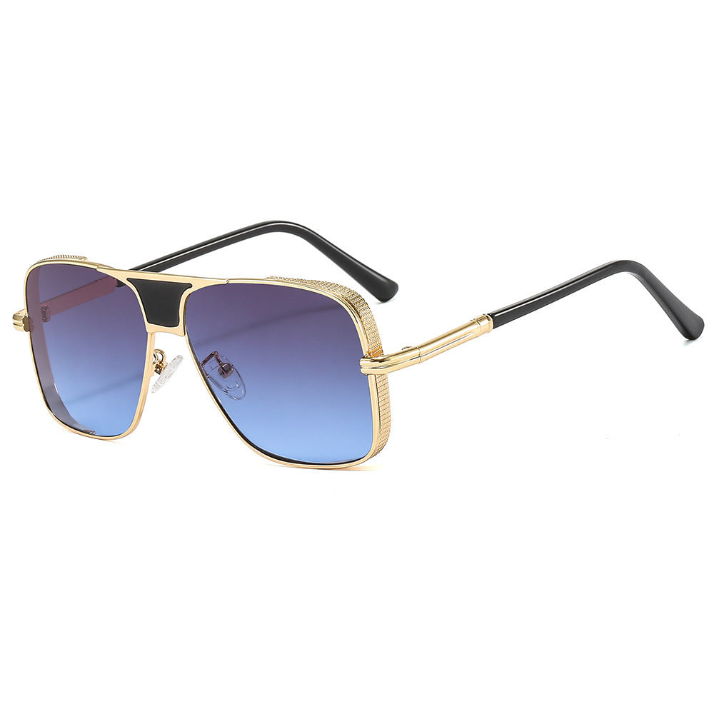 Damen elegante Sonnenbrille mit modernem Oversized-Rahmen Karnz
