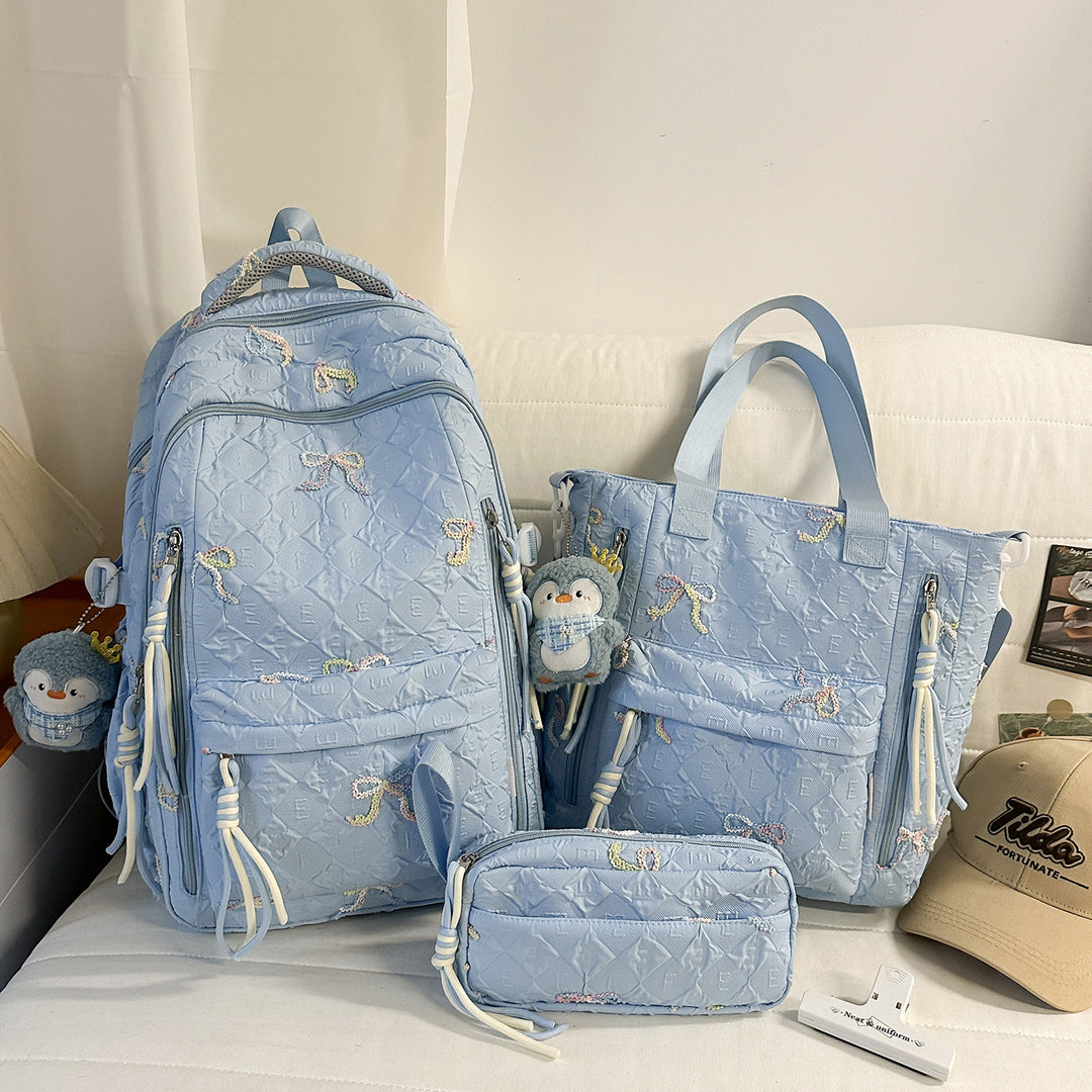 Bestickter Stepp-Rucksack Karnz