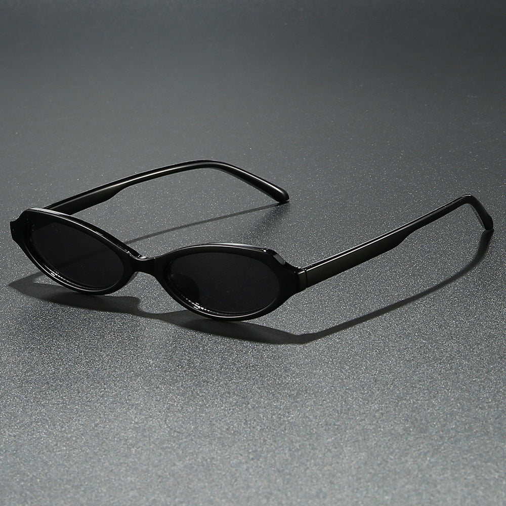 Modische ovale Rahmen-Sonnenbrille Karnz