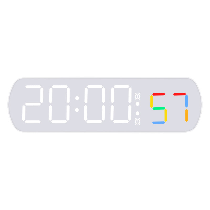 Digitaler Funkwecker mit mehrfarbigem LED-Display Karnz