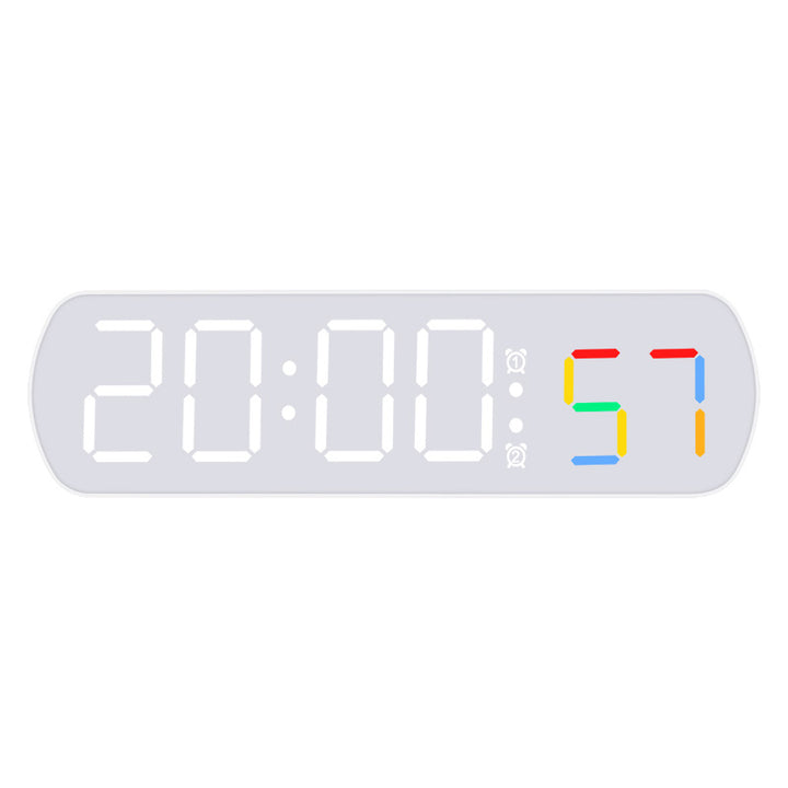 Digitaler Funkwecker mit mehrfarbigem LED-Display Karnz