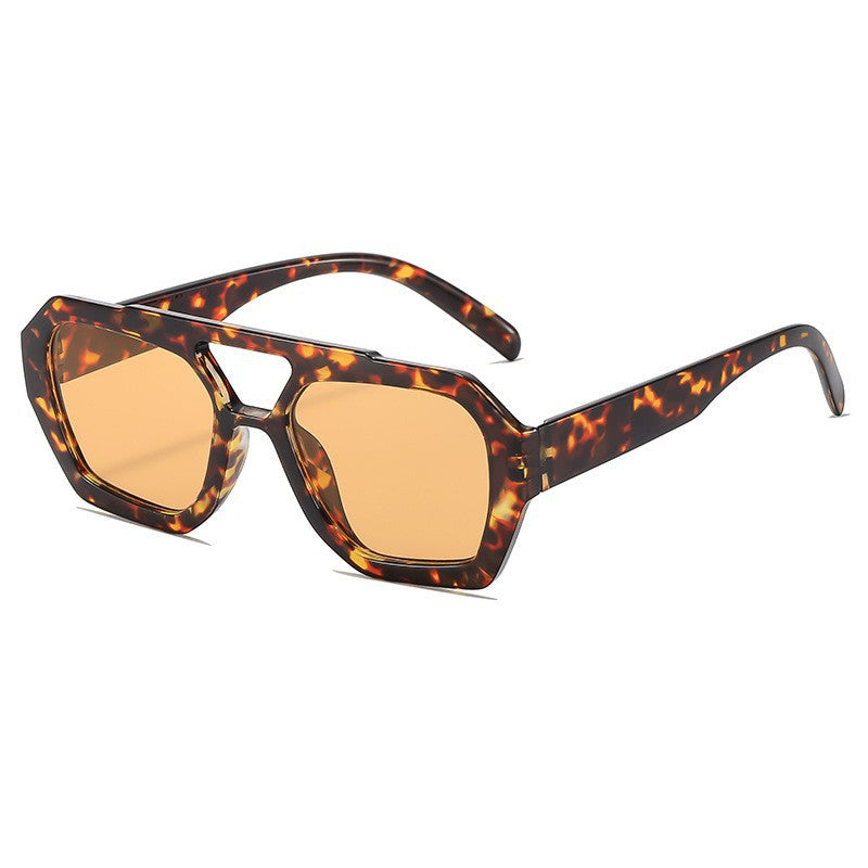 Zeitgenössische Geometrische Sonnenbrille Karnz