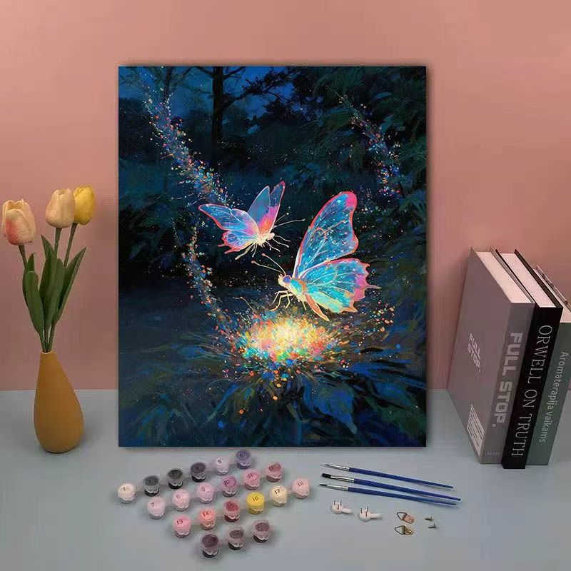 DIY Schmetterling Malen nach Zahlen Set Karnz