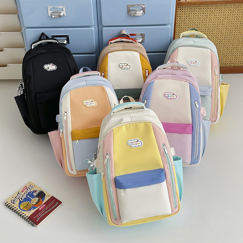 Trendige Multi-Taschen-Rucksack Karnz