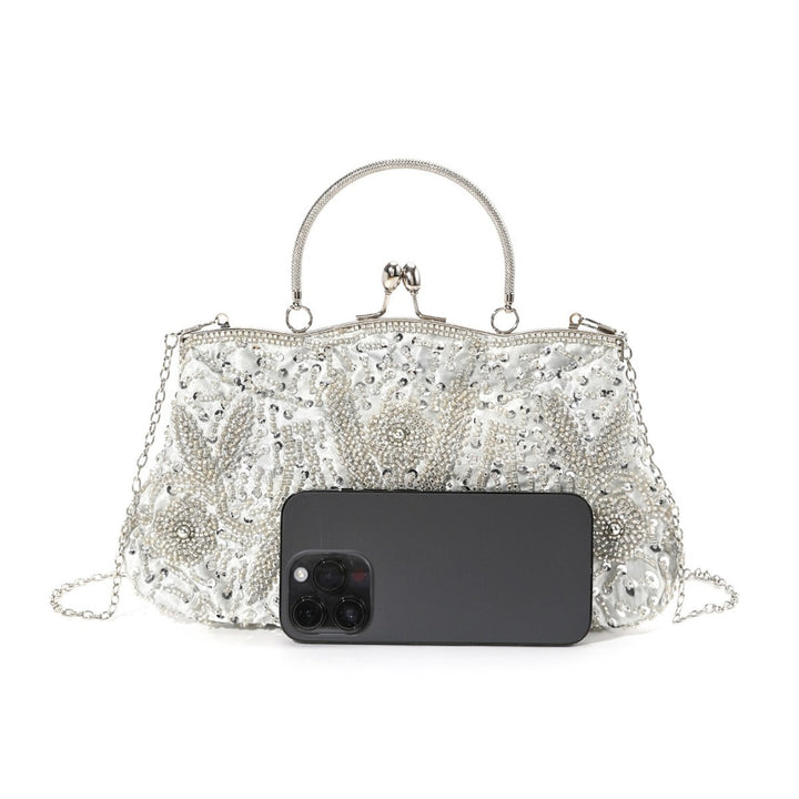 Perlen Abendhandtasche