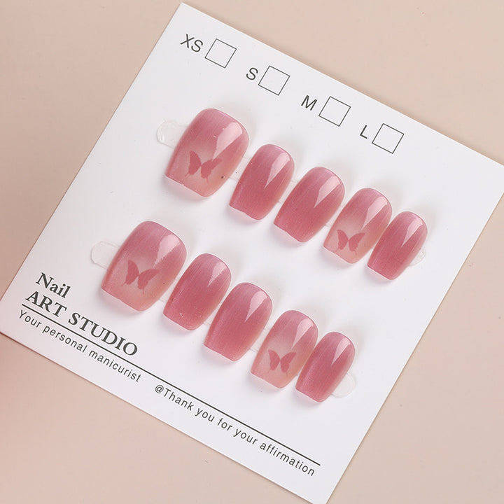 Stylisches Press-On Nagelset Karnz