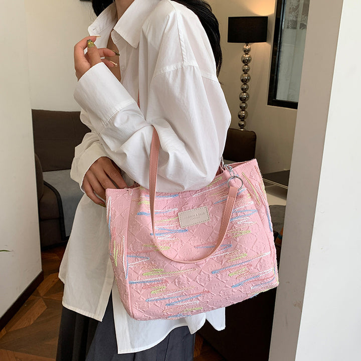 Bunte gestickte Hobo Tasche Karnz