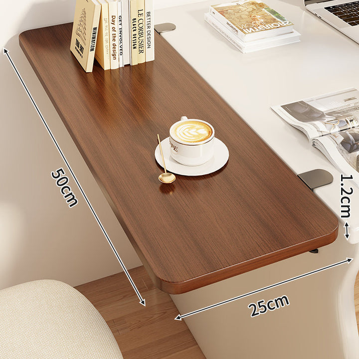 Schlanke Clamp-On Klapp-Seitenschreibtischregalablage
