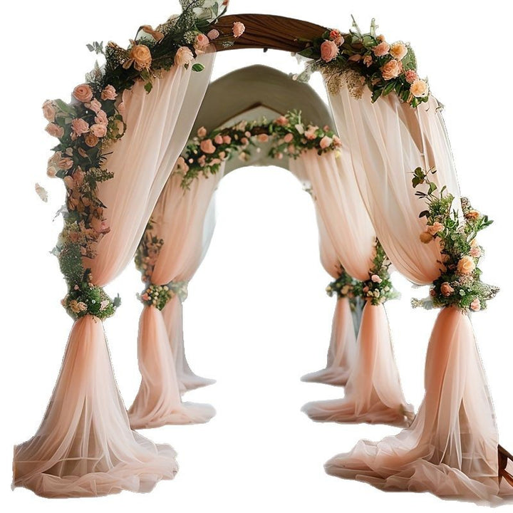 Elegante Hochzeitsbogen Dekor Karnz