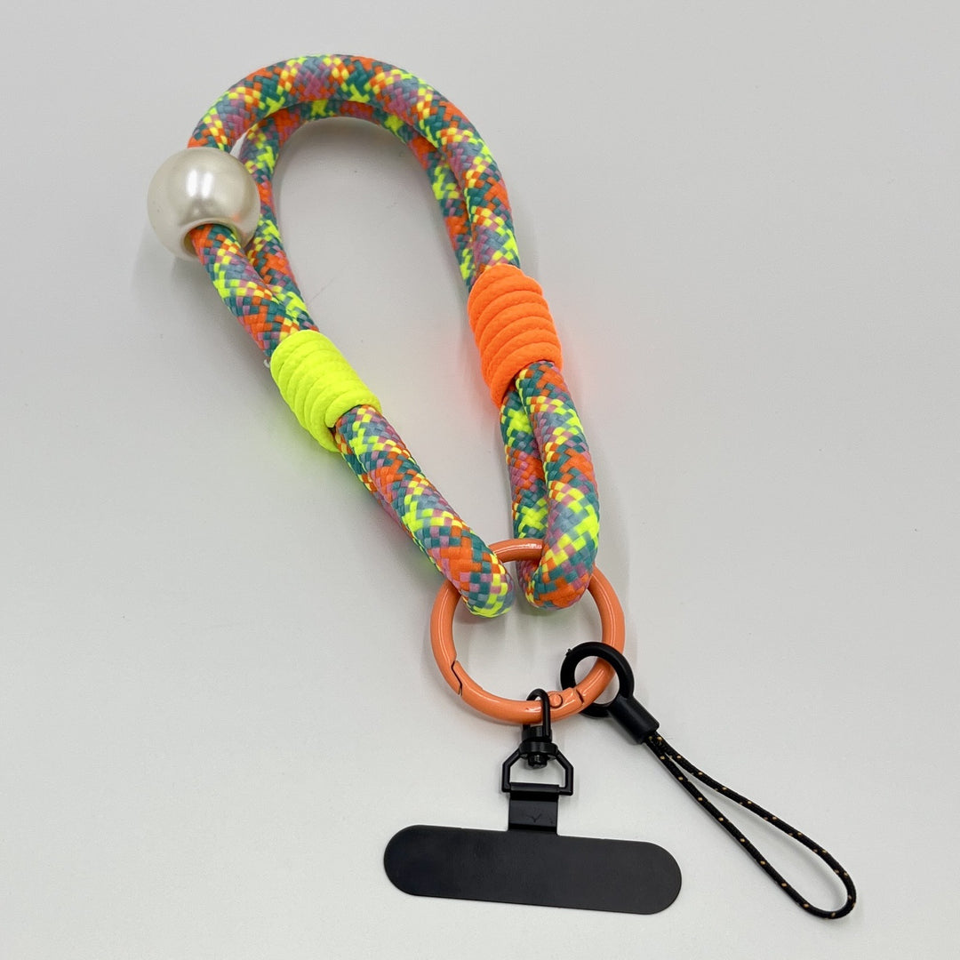 Farbenfrohes geflochtenes Handy-Lanyard-Halter Karnz