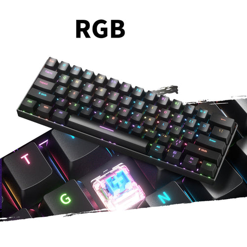 RGB Kompakte Mechanische Tastatur mit Ultra-Reaktionsschnellen Schaltern Karnz