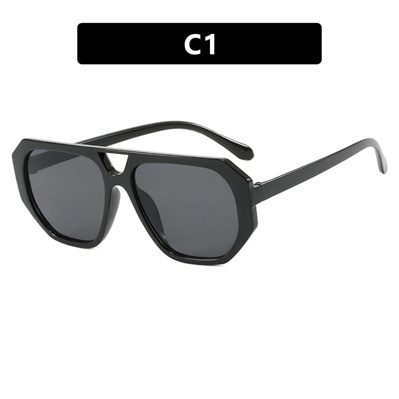 Damen Sonnenbrille im modischen Hexagon-Design mit UV-Schutz Karnz