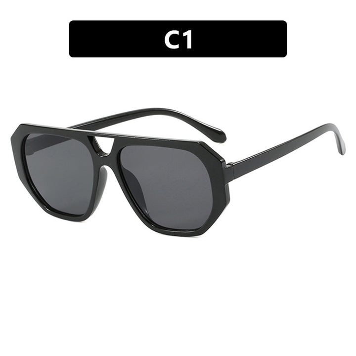 Damen Sonnenbrille im modischen Hexagon-Design mit UV-Schutz Karnz