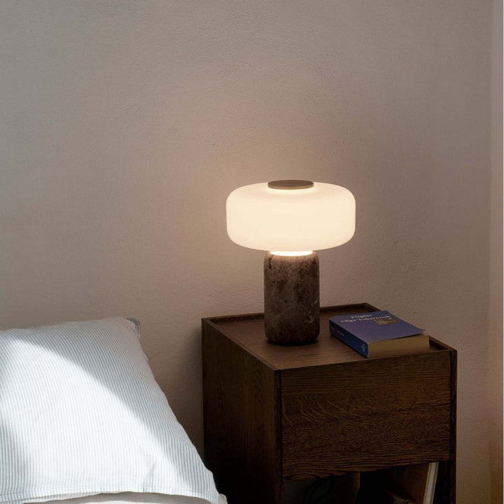 Moderne Marmor Akzent Tischlampe
