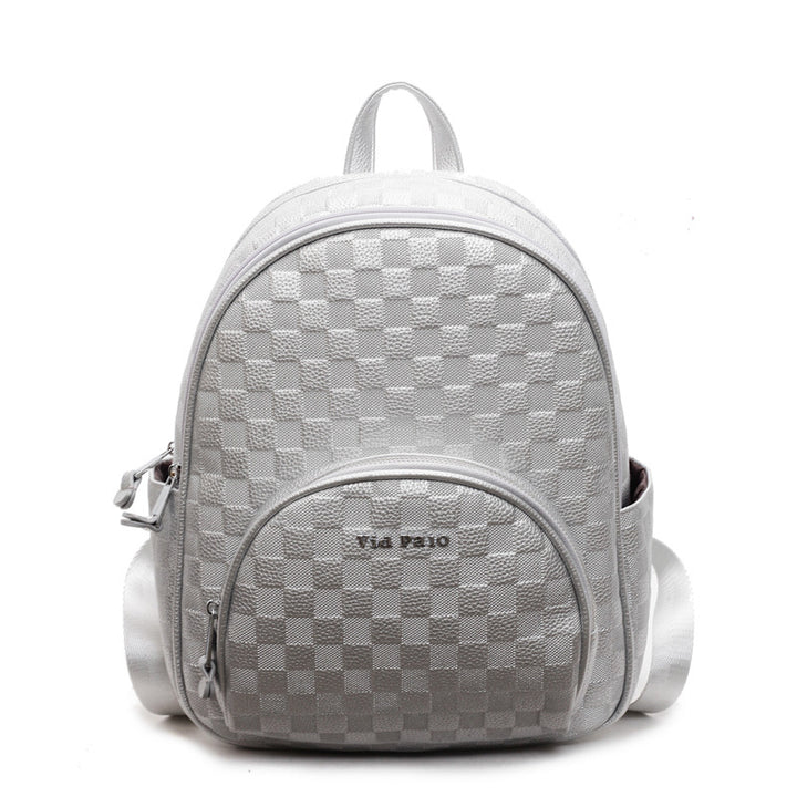 Stylische Schachbrett-Rucksack