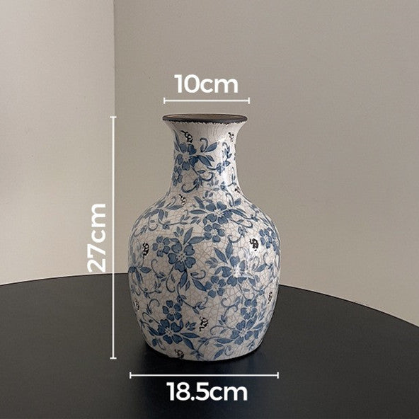 Handgefertigte Keramische Rissglas Blumen Dekorative Tischvase