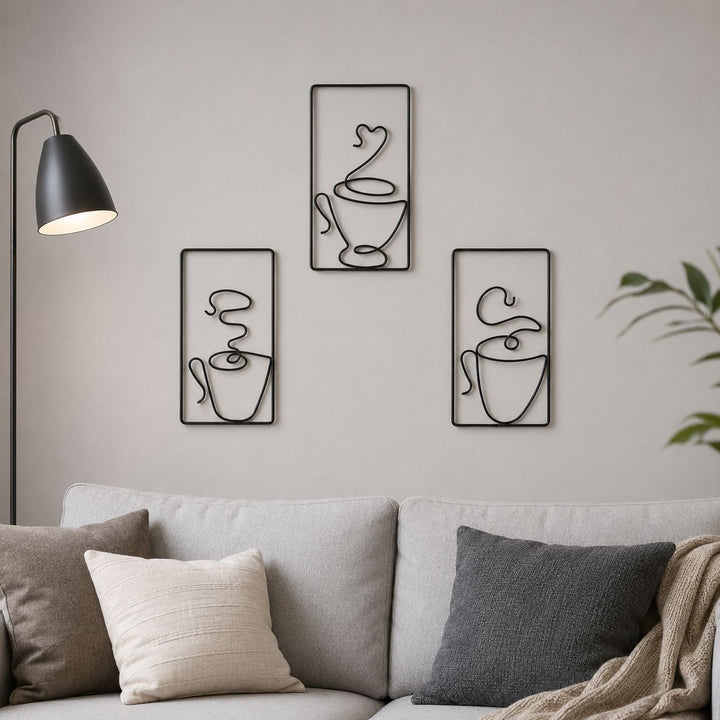 Moderne Drahtkunst Wanddekoration