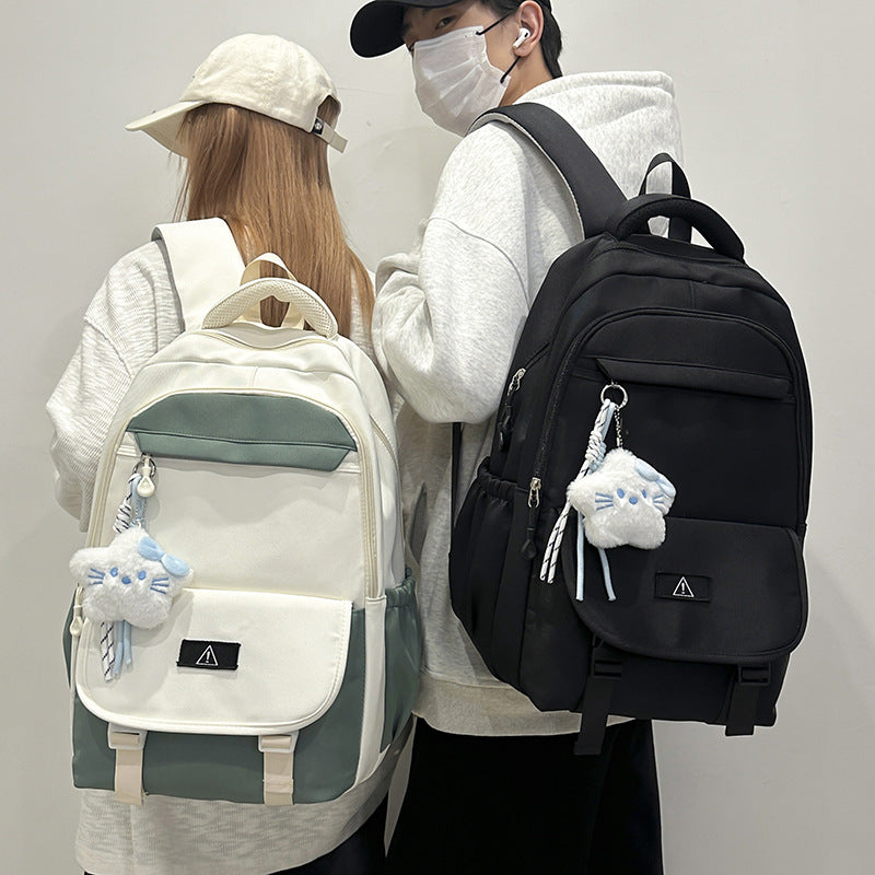 Stilvolles multifunktionales Rucksack mit plüschigem Schlüsselanhänger Karnz