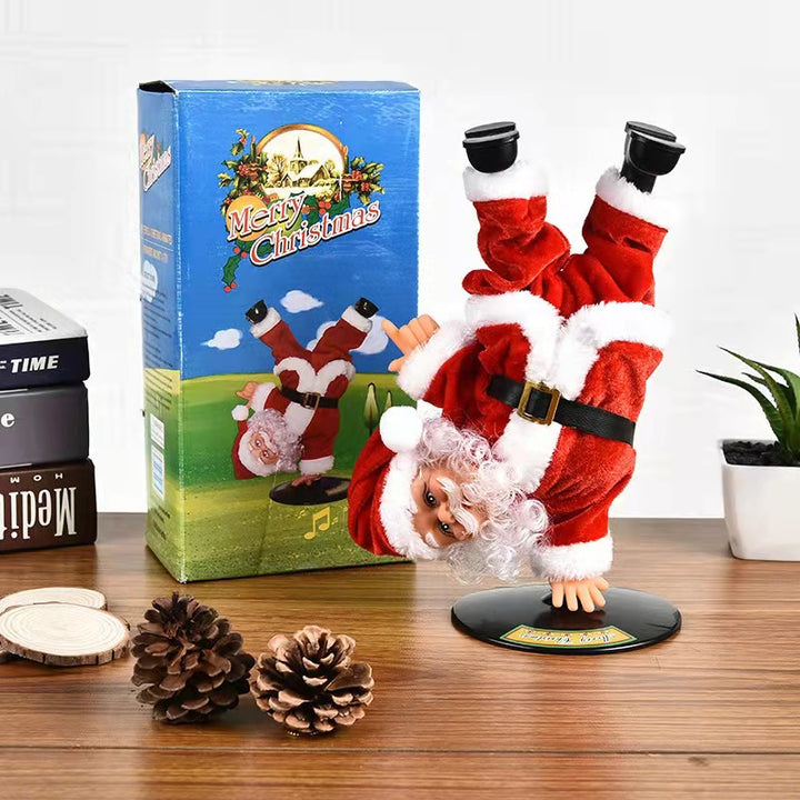 Lustige Weihnachtsmann Deko Figur Karnz