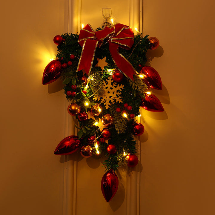 Festliche Weihnachtskranz Dekoration Karnz